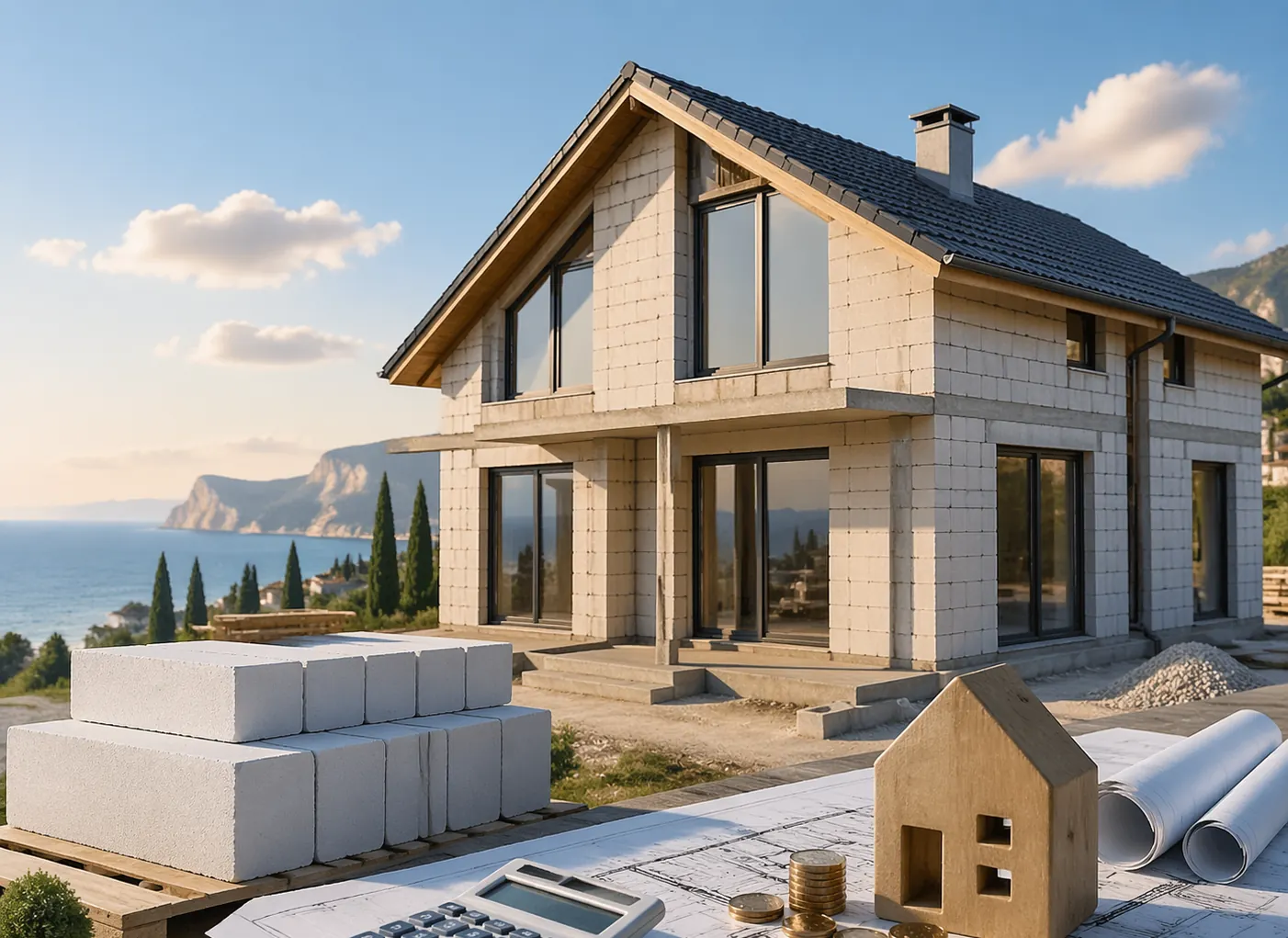 Сколько стоит дом из газобетона: реальная цена за м² в Крыму в 2026 году - фото